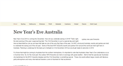 Desktop Screenshot of newyearseve.com.au